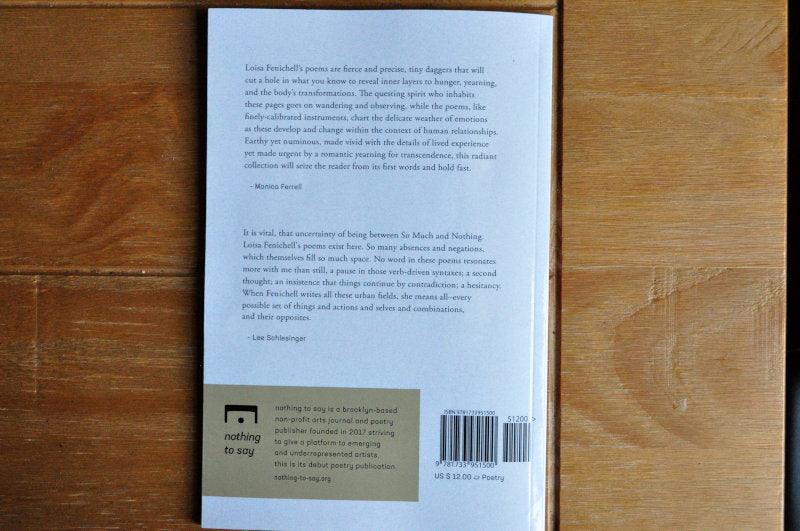 All These Urban Fields, by Loisa Fenichell